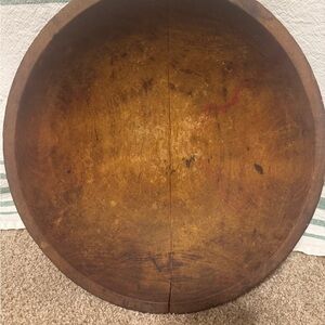 Vintage Dough Wooden Bowl